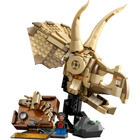 LEGO 76969 Jurassic World Dinozor Fosilleri: Triceratops Kafatası - Resim 2