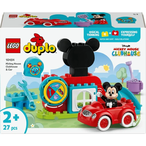 LEGO 10454  DUPLO® │ Disney Mickey Fare’nin Kulüp Evi ve Arabası