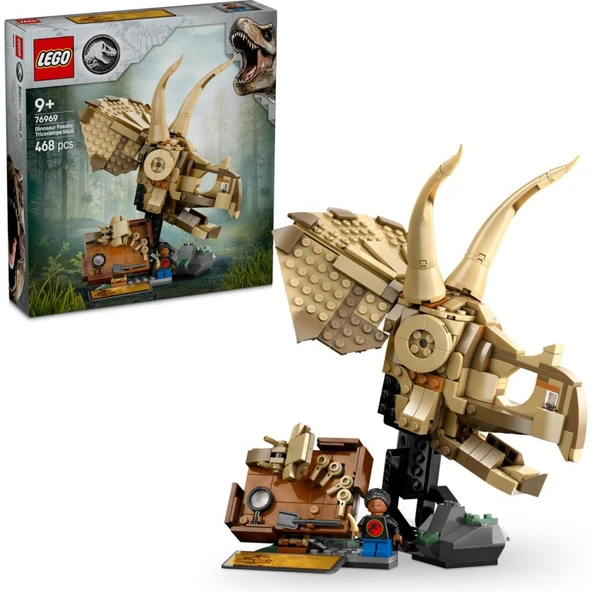 LEGO 76969 Jurassic World Dinozor Fosilleri: Triceratops Kafatası ürün görseli 1