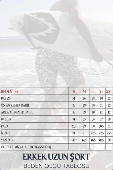 Uzun Boy Model Su İtici Özellikli Dijital Baskılı Erkek Plaj Deniz Şort Mayo 237-Lacivert - Resim 6