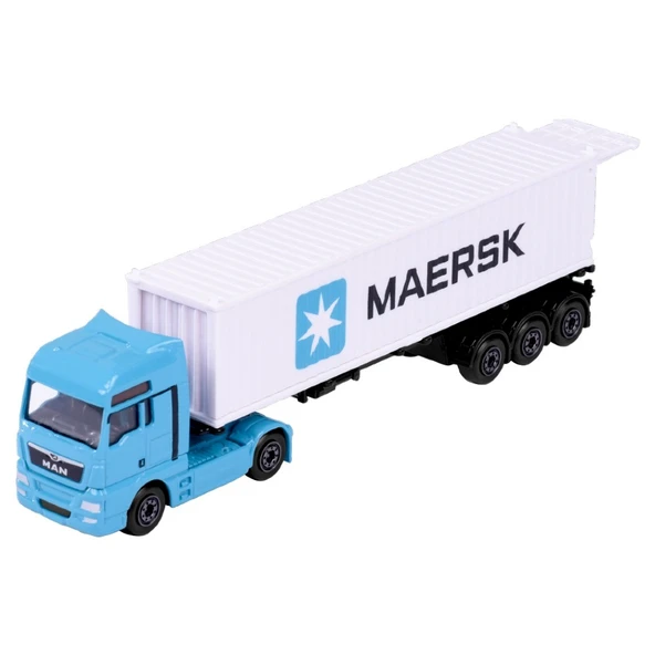 Majorette Maersk Transport Vehicles Logistic Series Man TGX+40ft Container