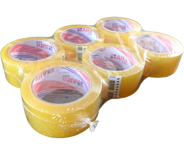 Koli Bandı 6'Lı 45mm x 100M Şeffaf - 2
