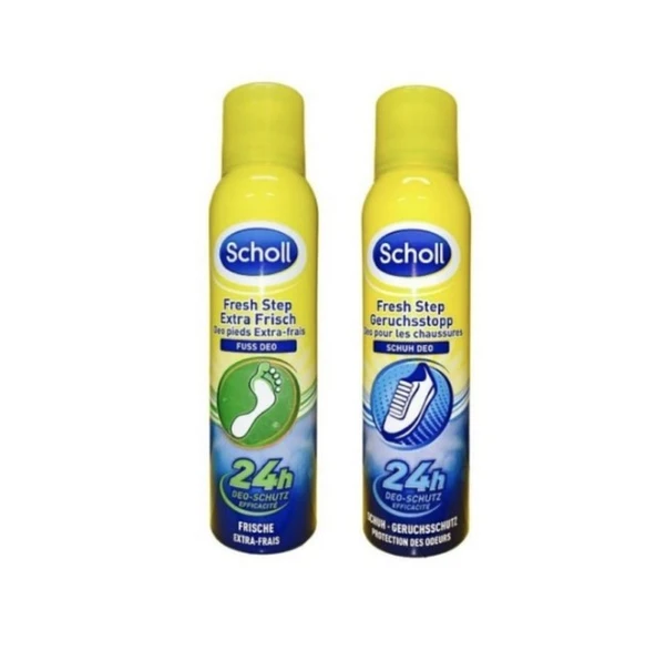 Scholl Koku Giderici Ve Terleme Önleyici Ayak + Ayakkabı Bakım Spreyi