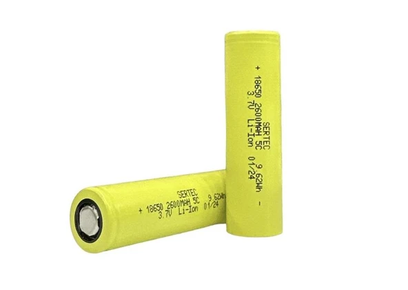 Sertec 18650 3.7V 2600 Mah 5C Li-Ion Şarjlı Pil-1 Adet - 3