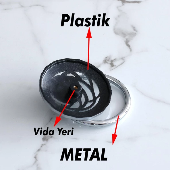 Belen Sarkaç Mobilya Mutfak Çekmece Dolap Dolabı Kapak Kulpu Kulbu Metal Krom Kulpları Kulp 60 Mm - Resim 3
