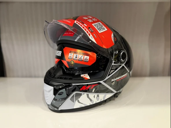KASK MT THUNDER 4 SV RAINFOREST C2 PARLAK GRİ - 2