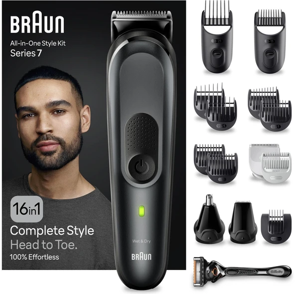 Braun Series 7 MGK7470 16'sı 1 Arada Erkek Bakım Kiti