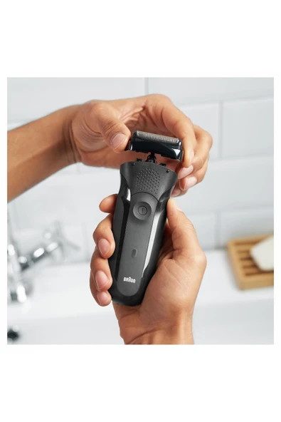 Braun Series 3 21b Tıraş Makinesi Yedek Başlığı - Siyah - 5