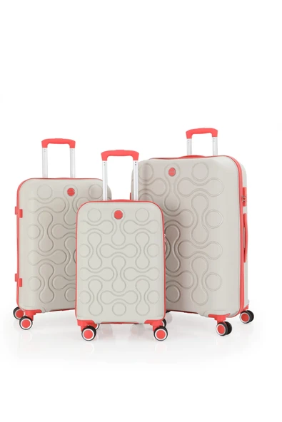 MÇS 376 POLİPROPİLEN 3 LÜ SET VALİZ - 7