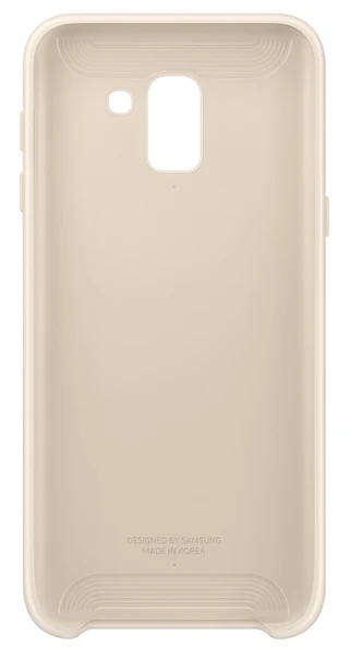 Samsung Galaxy J6 Dual Layer Çift Katmanlı Kılıf, Gold EF-PJ600CFEGWW - 6