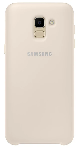 Samsung Galaxy J6 Dual Layer Çift Katmanlı Kılıf, Gold EF-PJ600CFEGWW