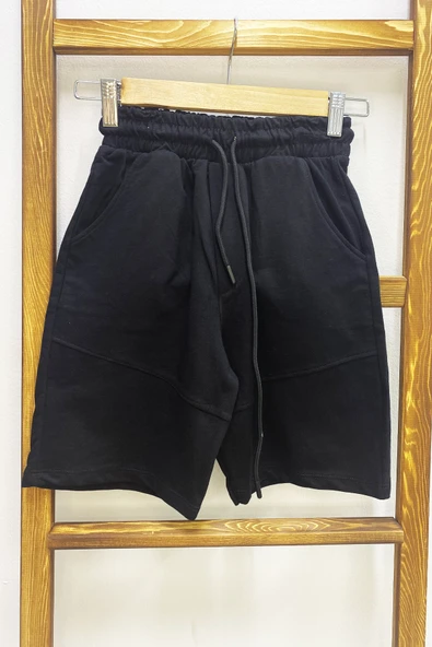 ERKEK ÇOCUK ŞORTLU TAKIM KOLYE HEDİYELİ OVERSİZE KALIP KABARTMA BASKILI E32 - 12