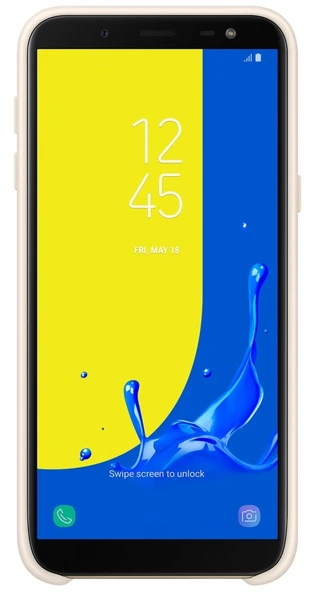 Samsung Galaxy J6 Dual Layer Çift Katmanlı Kılıf, Gold EF-PJ600CFEGWW - 5