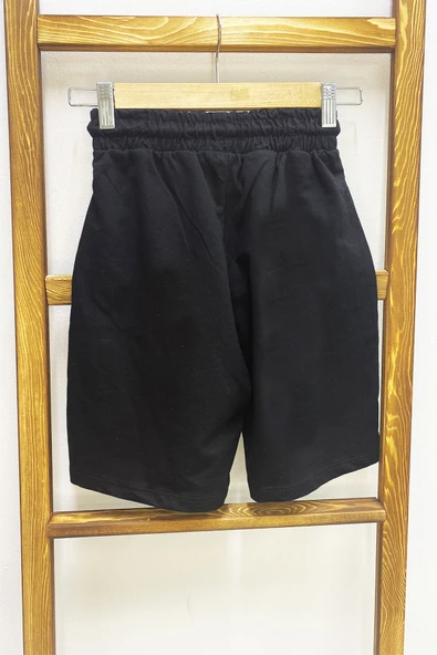 ERKEK ÇOCUK ŞORTLU TAKIM KOLYE HEDİYELİ OVERSİZE KALIP KABARTMA BASKILI E32 - 11