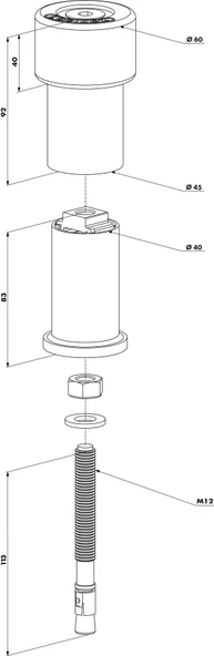 Locinox Kauçuklu kapı durdurucu - 2