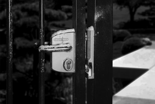 Locinox Yüzeye Monte Kapı Kilidi 60-40mm Alüminyum Kapı Kilidi - 5