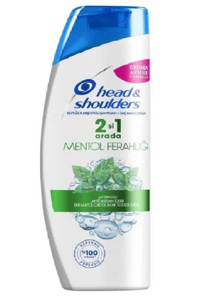 Head & Shoulders Şampuan 2-1 Mentol 72 Saat