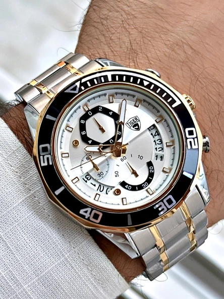 TI-613E TIGER ÇELİK ERKEK SAATİ