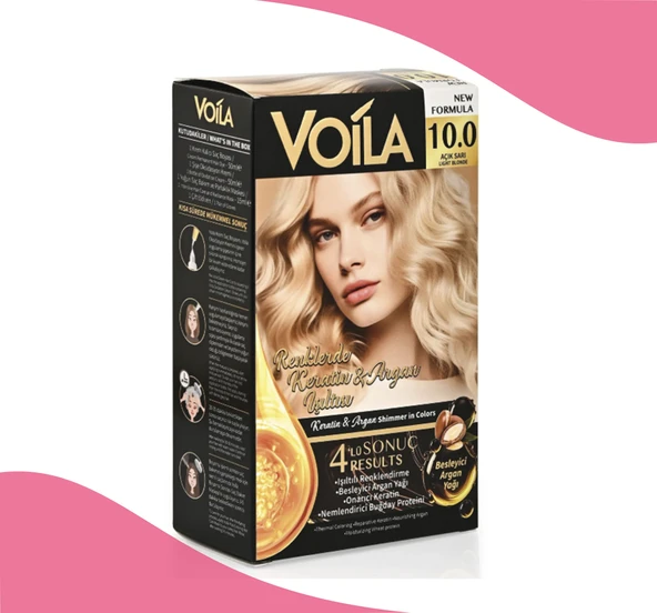 Voila Sac Boyası 10.0 Açık Sarı