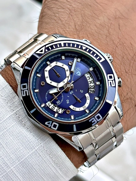 TI-613C TIGER ÇELİK ERKEK SAATİ