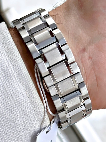 TI-613C TIGER ÇELİK ERKEK SAATİ - Resim 2