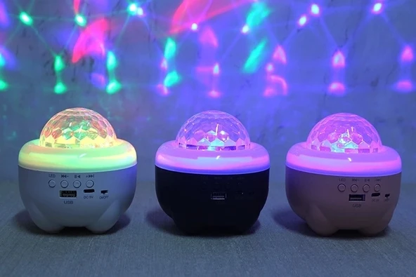 Bluetooth'lu Müzik Çalar Star Master Led Lamba Alk3328