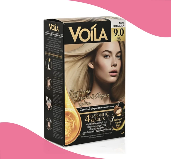 Voila Saç Boyası 9,0 Sarı