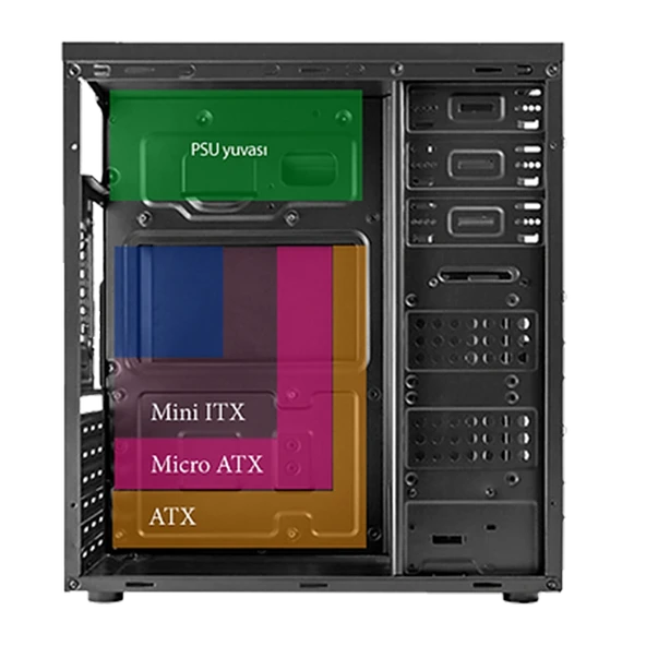 VENTO TA-K61 500W PEAK KASA - Resim 3