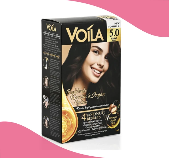 Voila Saç Boyası 5.0 Kahve