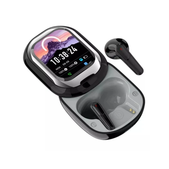 Ozmik SE-ONE Akıllı LED Ekran Renkli Dokunmatik Ekran Kablosuz Bluetooth Kulaklık - Resim 2