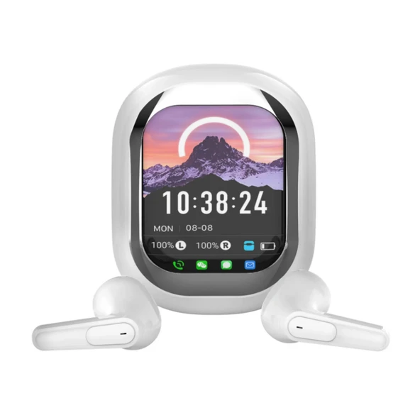 Ozmik SE-ONE Akıllı LED Ekran Renkli Dokunmatik Ekran Kablosuz Bluetooth Kulaklık - 4