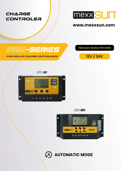 PWM 12/24V (CM30) SOLAR ŞARJ CONTROL CİHAZI - Resim 8