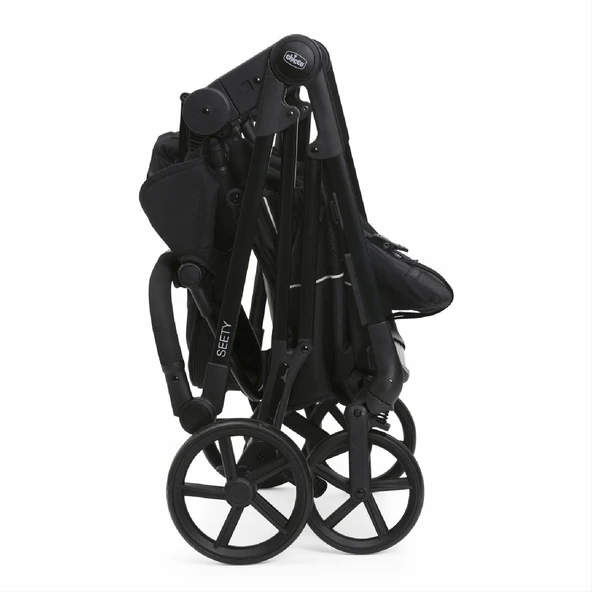 Chicco Seety Çift Yönlü Bebek Arabası - Etna Black - 6