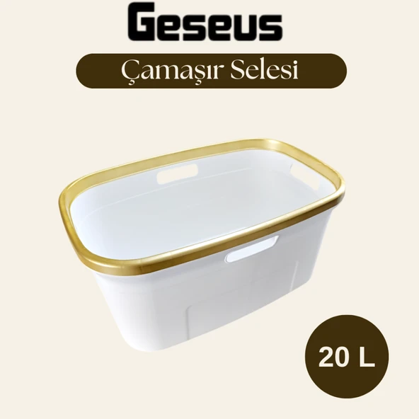Geseus Gold Çamaşır Selesi,Sepeti,Temizlik Kovası