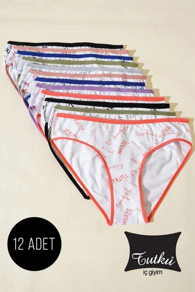Tutku 12' li Bayan Dream Bikini Külot Kombin 0593 - 2