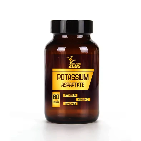 Zeus Nutrition Potassium Aspartate 99 mg 60 Capsules