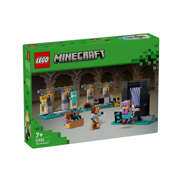21252 LEGO® Minecraft® Cephanelik 203 parça +7 yaş