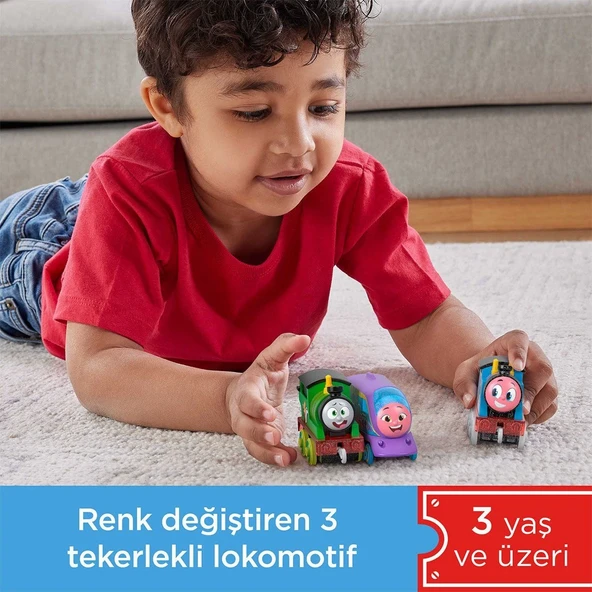 Hnp82 Thomas Ve Arkadaşları - Renk Değiştiren Küçük Trenler 3lü Paket - 6