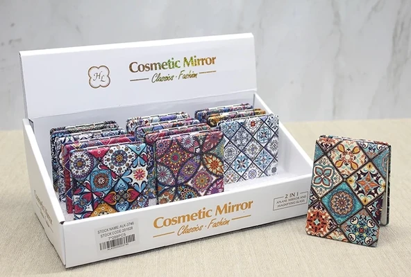 Taşlı El Aynası Dikdörtgen İnce Alk3746 ürün görseli 1