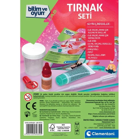 64332 Bilim Ve Oyun - Tırnak Seti +7 Yaş - 3