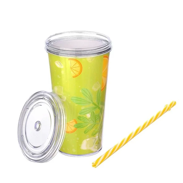 Cool Lime Bardağı - Limeshake Bardak 600 Ml - 3
