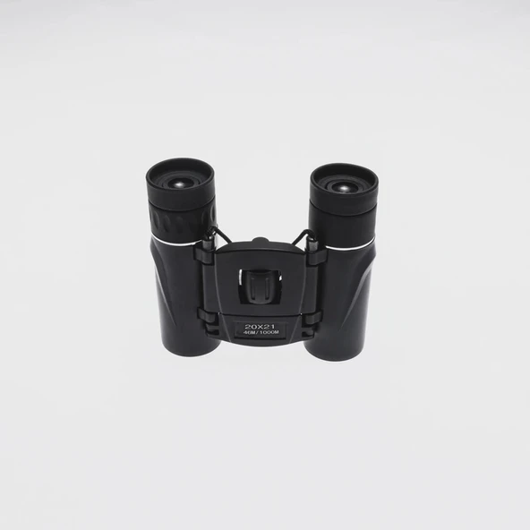 20x21 Nıkula  Cepte Taşımalı Kauçuk Kaplamalı Mini Dürbün  1000m/46m - Resim 3