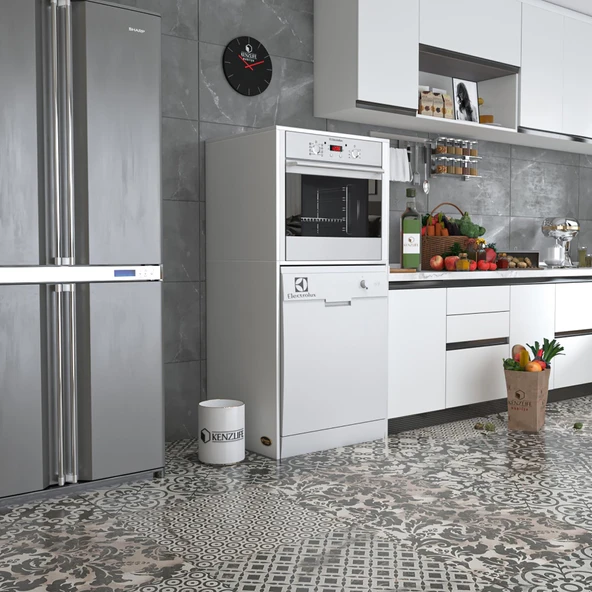 Kenzlife ankastre fırın&bulaşık makinesi dolabı botan byz 150*70*60 çamaşır makinesi