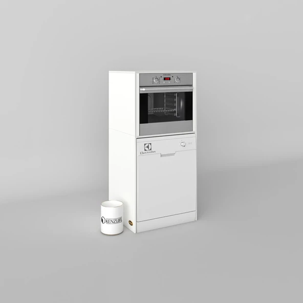 Kenzlife ankastre fırın&bulaşık makinesi dolabı botan byz 150*70*60 çamaşır makinesi - 2