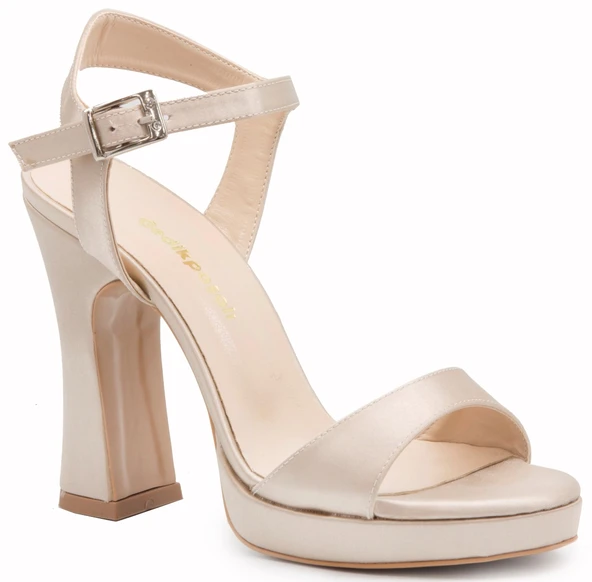 Gedikpaşalı Dn 21Y 501 Bej Bayan Ayakkabı Abiye ürün görseli