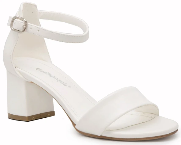 Gedikpaşalı 2236 8Y 22 Beyaz Bayan Ayakkabı Abiye ürün görseli