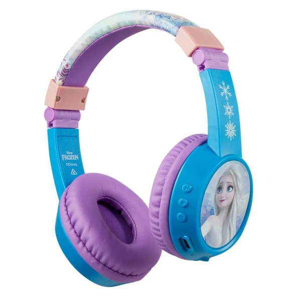 Disney Frozen 2 Karlar Ülkesi 2 Anna Elsa Bluetooth Kulaklık Mikrofonlu Kablosuz Çocuk Kulaklığı Lisanslı DY-9938-FR