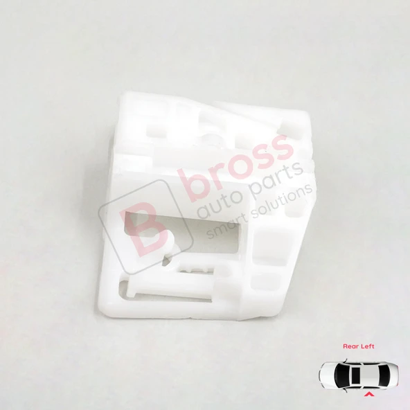 Renault Megane MK2 2002-2008 4/5 Kapı 8200028070 İçin Arka Sol Kapı Cam Kriko Tamir Klipsi - Resim 4