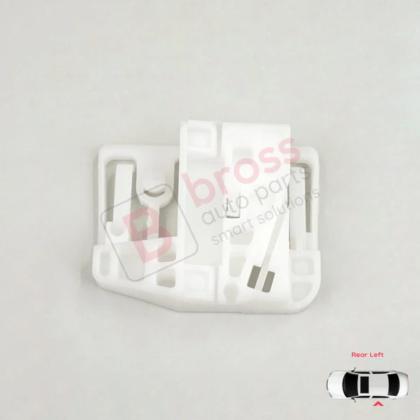 Renault Megane MK2 2002-2008 4/5 Kapı 8200028070 İçin Arka Sol Kapı Cam Kriko Tamir Klipsi ürün görseli 1