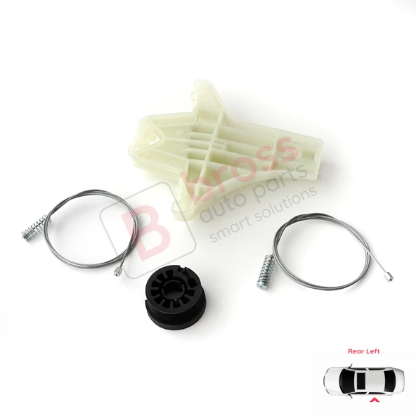 VW Golf MK6 A6 5K 5K1 AJ5 2008-20014 5-Kapı 5K4839461 İçin Elektrikli Arka Sol Cam Kriko Tamir Seti - Resim 4